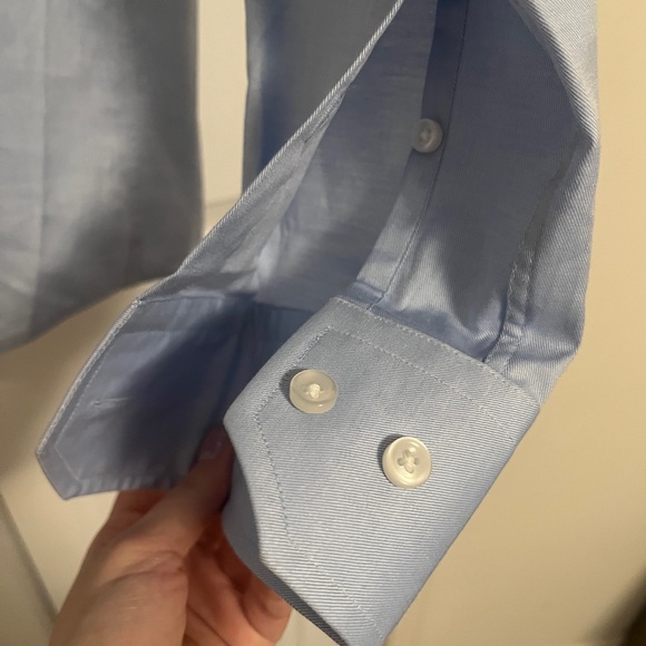 Hugo Boss s size Blue Dress Shirt men nwt 100% cotton - Picture 10 of 10